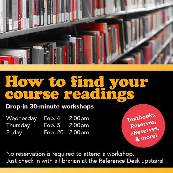 Lloyd Sealy Library workshop