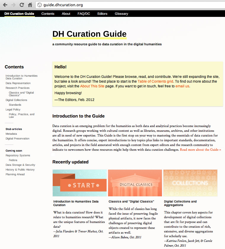 DH Curation Guide