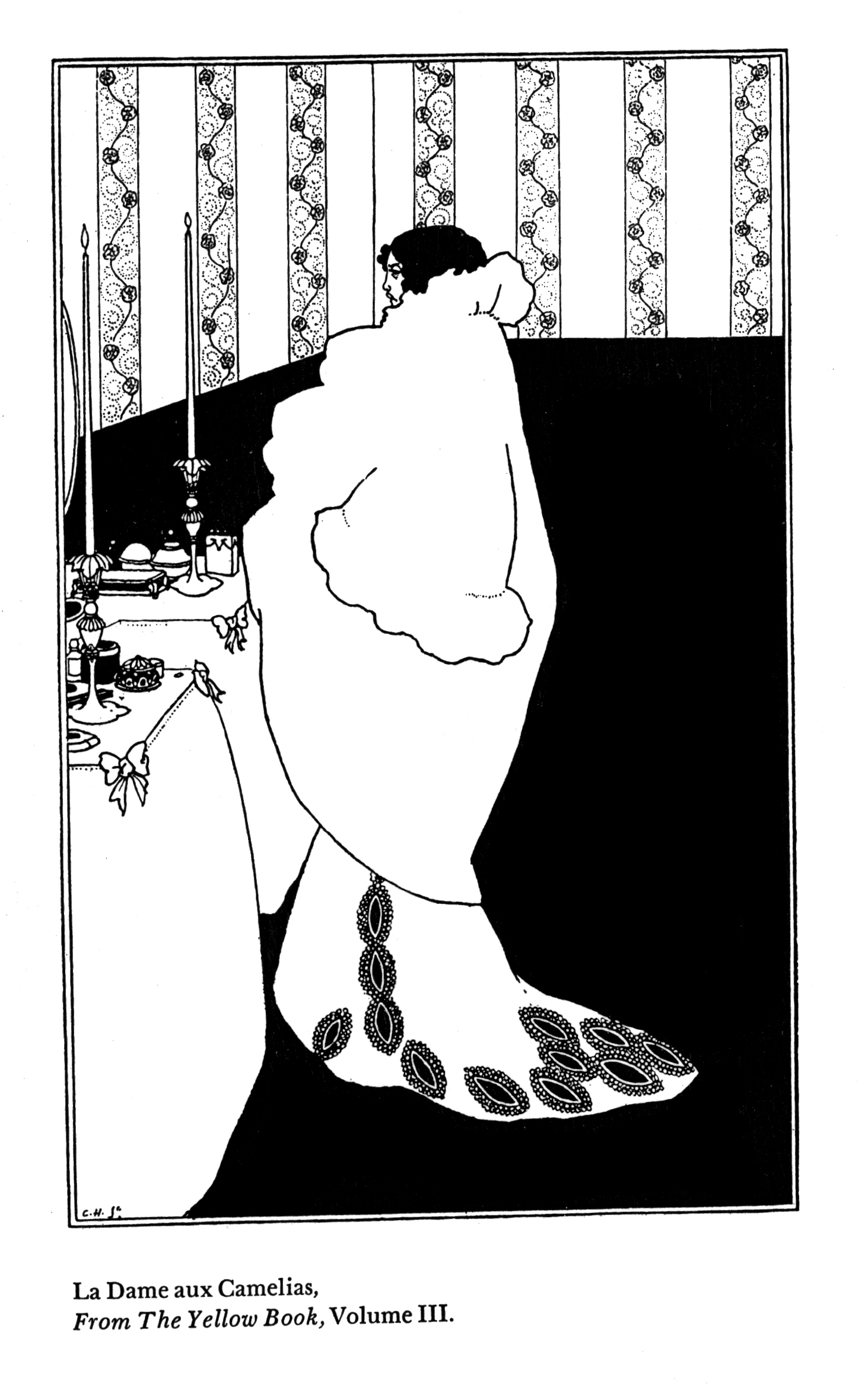 aubrey beardsley: la dame aux camelias