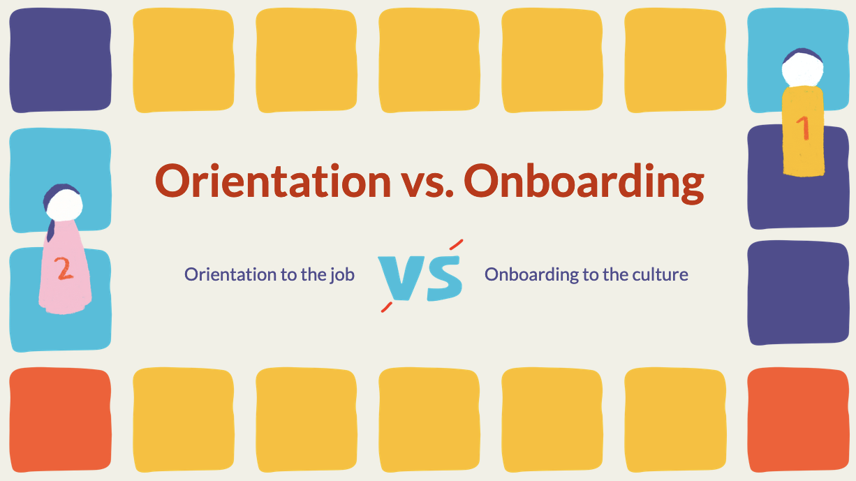 Orientation vs onboarding